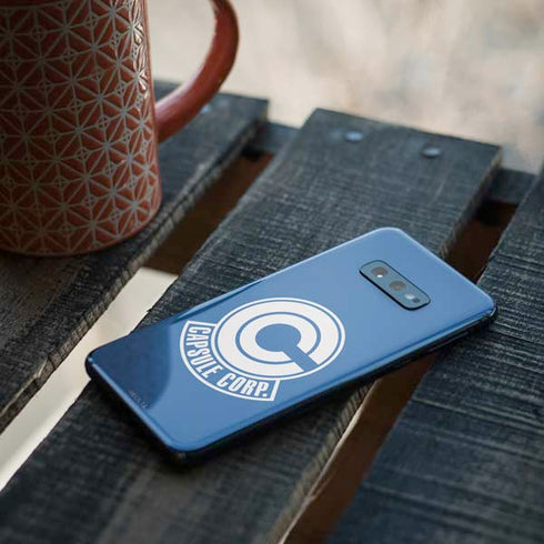 Dragon Ball Z Capsule Corp Galaxy S10e Skin