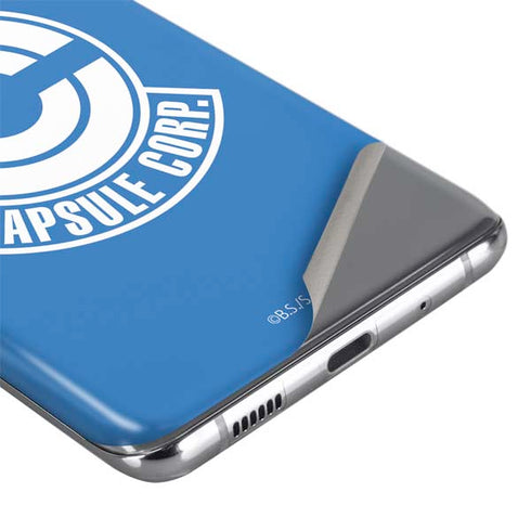 Dragon Ball Z Capsule Corp Galaxy S20 Plus Skin
