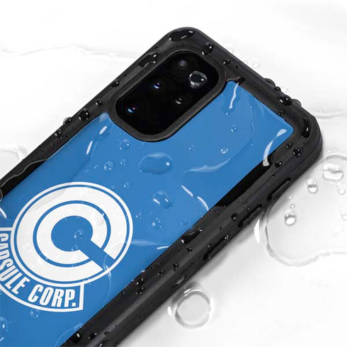 Dragon Ball Z Capsule Corp Galaxy S20 Plus Waterproof Case