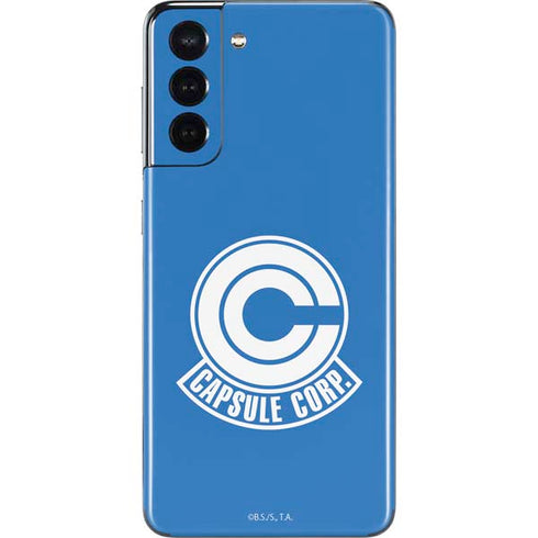 Dragon Ball Z Capsule Corp Galaxy S21 5G Skin