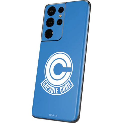 Dragon Ball Z Capsule Corp Galaxy S21 Ultra 5G Skin