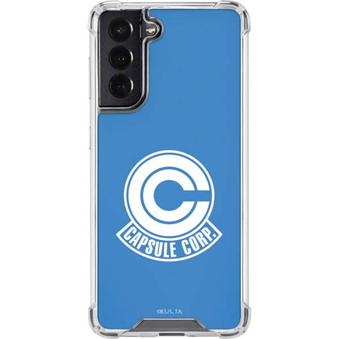 Dragon Ball Z Capsule Corp Galaxy S22 Clear Case
