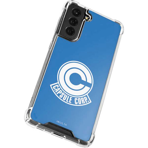 Dragon Ball Z Capsule Corp Galaxy S22 Clear Case