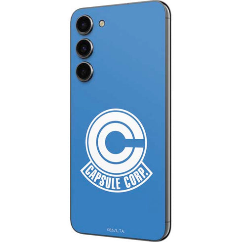 Dragon Ball Z Capsule Corp Galaxy S23 Plus Skin