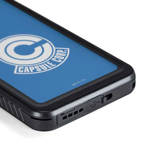 Dragon Ball Z Capsule Corp Galaxy S23 Plus Waterproof Case
