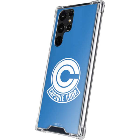 Dragon Ball Z Capsule Corp Galaxy S23 Ultra Clear Case