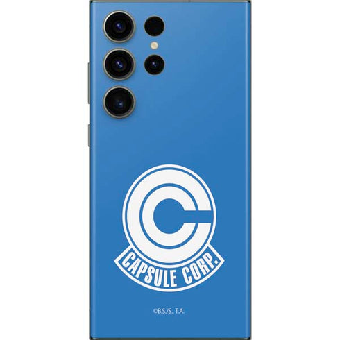 Dragon Ball Z Capsule Corp Galaxy S23 Ultra Skin