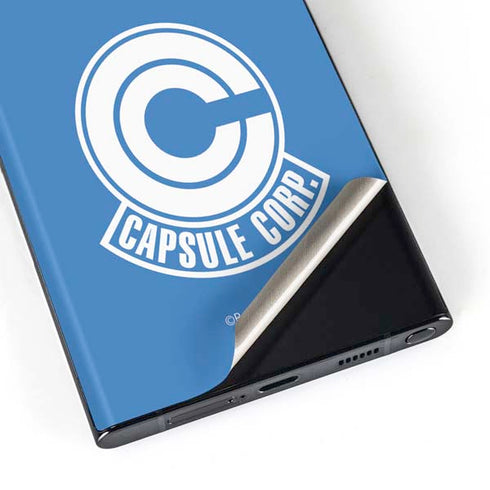 Dragon Ball Z Capsule Corp Galaxy S23 Ultra Skin