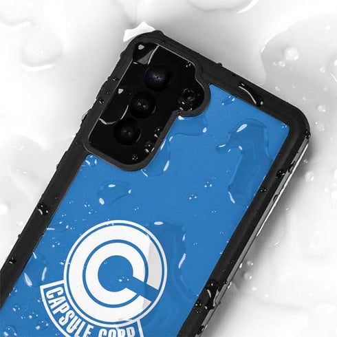 Dragon Ball Z Capsule Corp Galaxy S23 Waterproof Case