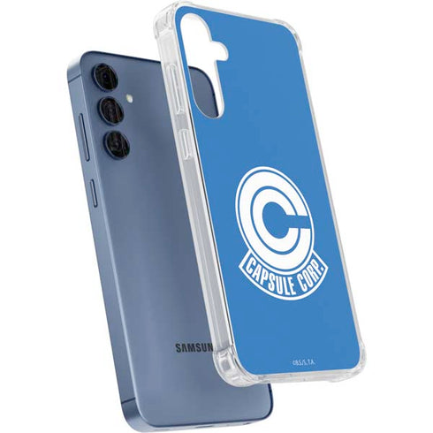 Dragon Ball Z Capsule Corp Galaxy S24 Clear Case