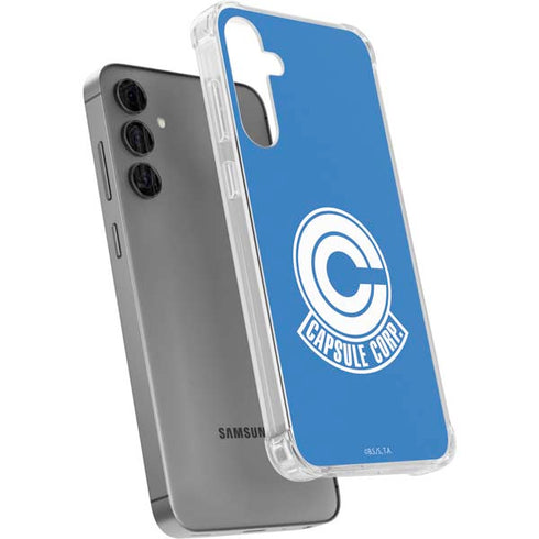 Dragon Ball Z Capsule Corp Galaxy S24 Plus Clear Case