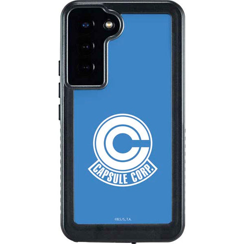 Dragon Ball Z Capsule Corp Galaxy S24 Plus Waterproof Case