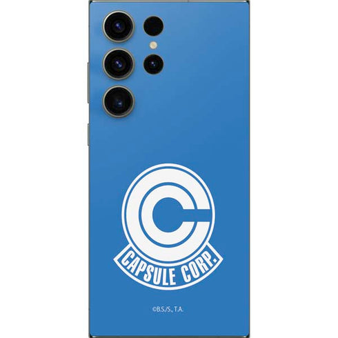 Dragon Ball Z Capsule Corp Galaxy S24 Ultra Skin
