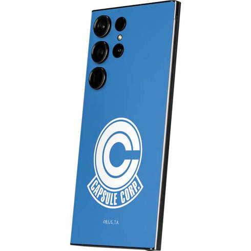 Dragon Ball Z Capsule Corp Galaxy S25 Ultra Skin