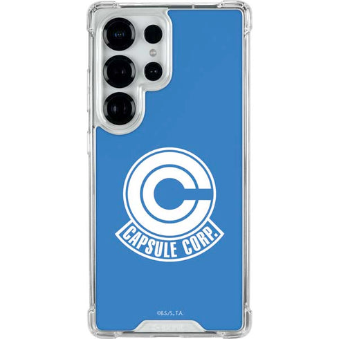 Dragon Ball Z Capsule Corp Galaxy S25 Ultra Clear Case