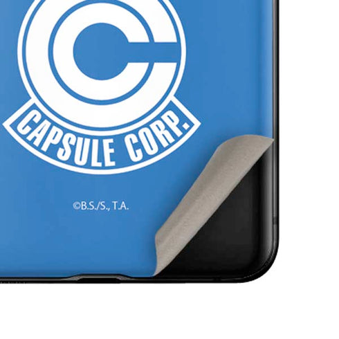 Dragon Ball Z Capsule Corp Galaxy Z Flip Skin