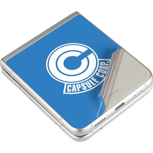 Dragon Ball Z Capsule Corp Galaxy Z Flip3 5G Skin