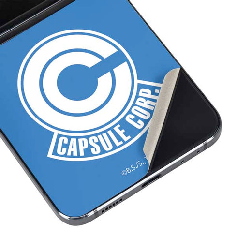 Dragon Ball Z Capsule Corp Galaxy Z Flip5 5G Skin