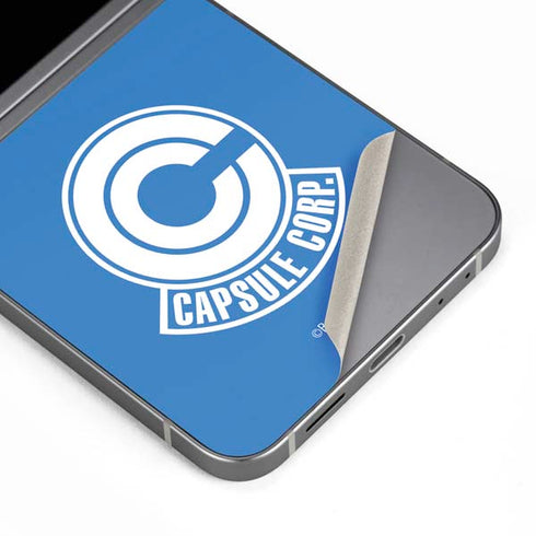 Dragon Ball Z Capsule Corp Galaxy Z Flip6 Skin