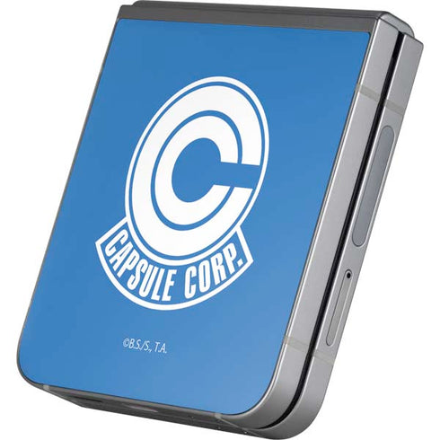 Dragon Ball Z Capsule Corp Galaxy Z Flip6 Skin