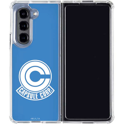 Dragon Ball Z Capsule Corp Galaxy Z Fold5 5G Clear Case