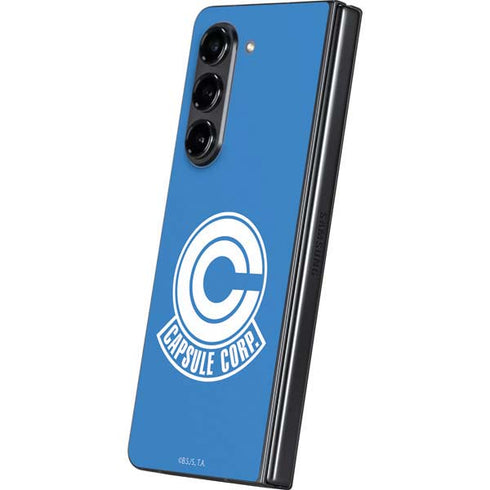 Dragon Ball Z Capsule Corp Galaxy Z Fold5 5G Skin