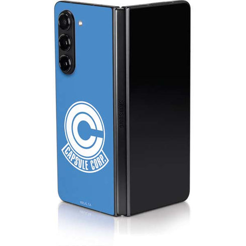 Dragon Ball Z Capsule Corp Galaxy Z Fold5 5G Skin