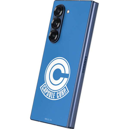Dragon Ball Z Capsule Corp Galaxy Z Fold6 Skin