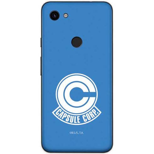 Dragon Ball Z Capsule Corp Google Pixel 3a Skin