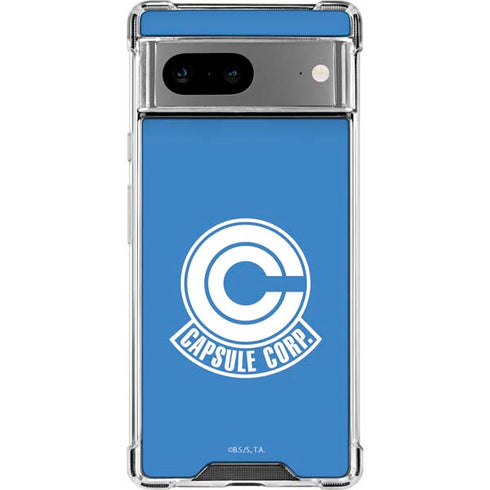 Dragon Ball Z Capsule Corp Google Pixel 8 Clear Case