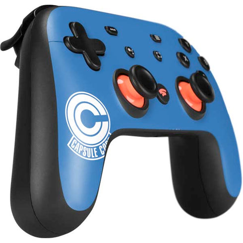 Dragon Ball Z Capsule Corp Google Stadia Controller Skin