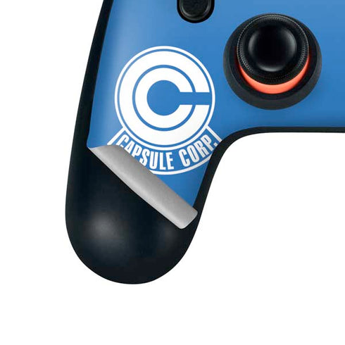 Dragon Ball Z Capsule Corp Google Stadia Controller Skin