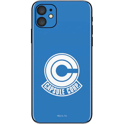 Dragon Ball Z Capsule Corp iPhone 11 Skin