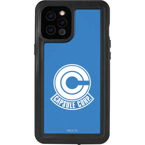 Dragon Ball Z Capsule Corp iPhone 12 Pro Max Waterproof Case