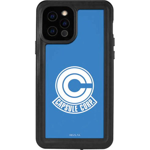 Dragon Ball Z Capsule Corp iPhone 12 Pro Waterproof Case