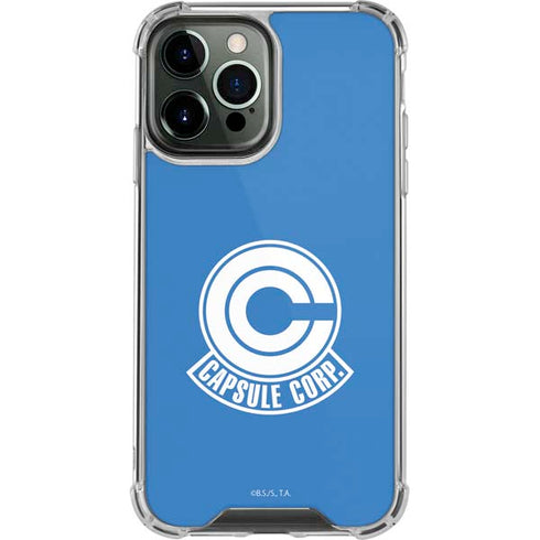 Dragon Ball Z Capsule Corp iPhone 13 Pro Max Clear Case