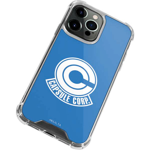 Dragon Ball Z Capsule Corp iPhone 13 Pro Max Clear Case