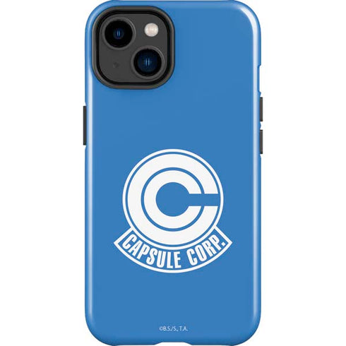 Dragon Ball Z Capsule Corp iPhone 14 Plus Impact Case