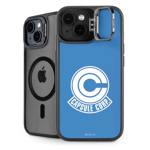 Dragon Ball Z Capsule Corp iPhone 14 Plus Kickstand Case