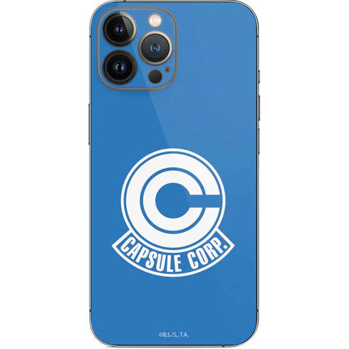 Dragon Ball Z Capsule Corp iPhone 14 Pro Max Skin