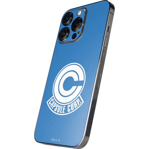 Dragon Ball Z Capsule Corp iPhone 14 Pro Skin