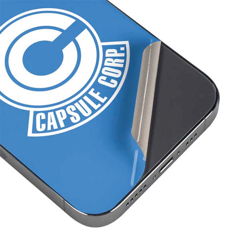 Dragon Ball Z Capsule Corp iPhone 14 Pro Skin