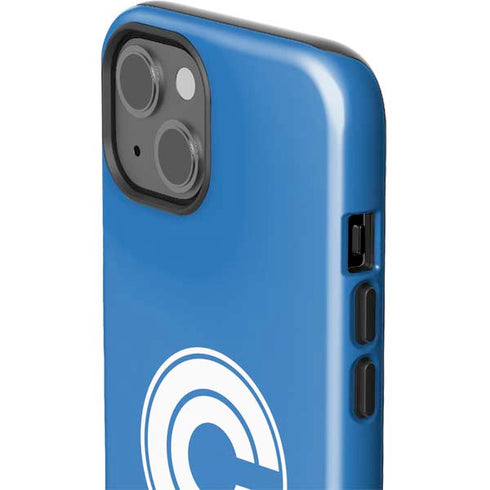 Dragon Ball Z Capsule Corp iPhone 15 Plus Impact Case