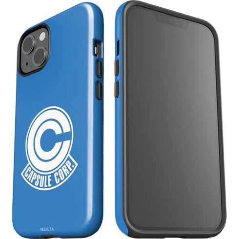 Dragon Ball Z Capsule Corp iPhone 15 Plus Impact Case