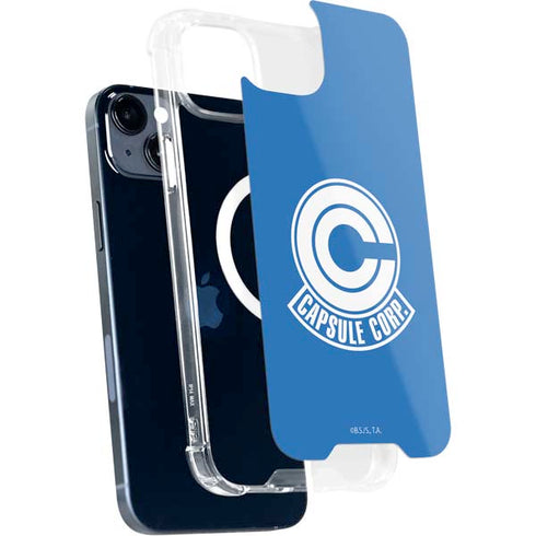Dragon Ball Z Capsule Corp iPhone 15 Plus MagSafe Case