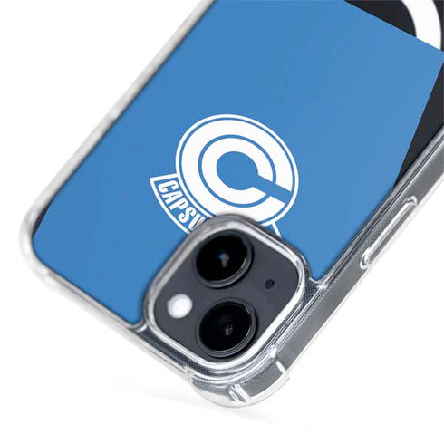 Dragon Ball Z Capsule Corp iPhone 15 Plus MagSafe Case