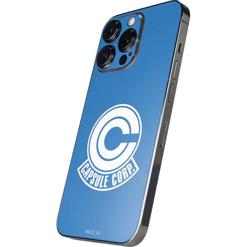 Dragon Ball Z Capsule Corp iPhone 15 Pro Skin
