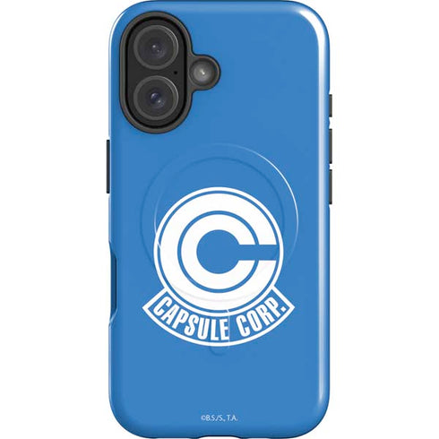 Dragon Ball Z Capsule Corp iPhone 16 Magsafe Impact Case