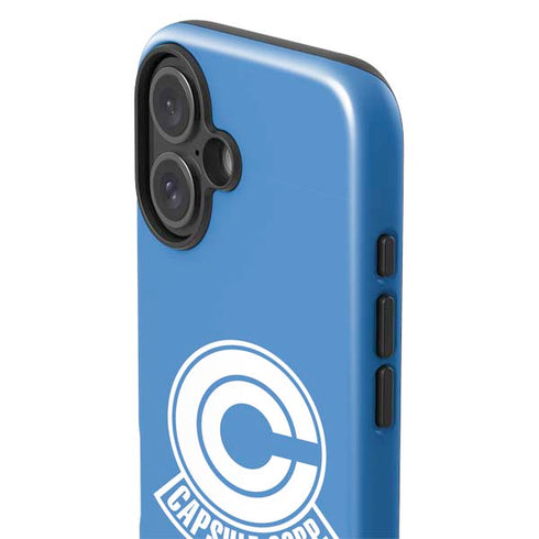 Dragon Ball Z Capsule Corp iPhone 16 Plus Impact Case