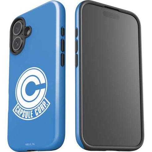 Dragon Ball Z Capsule Corp iPhone 16 Plus Impact Case